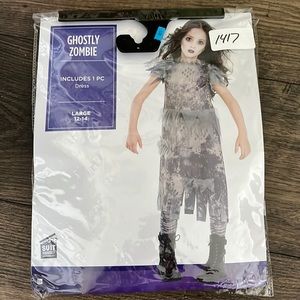 NWT ghostly zombie dress Halloween costume size  Large 12-14